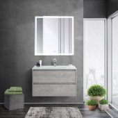 Мебель для ванной BelBagno Kraft-800-BB810/465-LV-VTR-BO Cemento Grigio