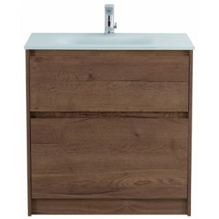 Тумба с раковиной BelBagno Kraft 80-PIA-BB810/465-LV-VTR-BO Rovere Tabacco