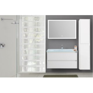 Мебель для ванной BelBagno Kraft-800-BB810/465-LV-VTR-BL Bianco Opaco