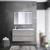 Мебель для ванной BelBagno Kraft-900-BB910/465-LV-VTR-BL Cemento Grigio