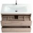 Мебель для ванной BelBagno Kraft-900-BB910/465-LV-VTR-BL Rovere Galifax Bianco