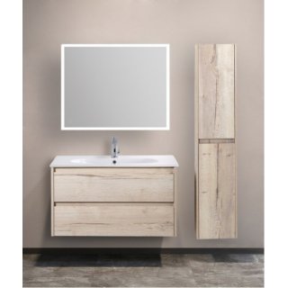 Мебель для ванной BelBagno Kraft-1000-LOV-1000-LVB Rovere Galifax Bianco