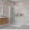 Душевая перегородка BelBagno KRAFT-L-1-70-C-Cr