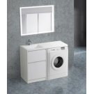 Мебель для ванной под стиральную машину BelBagno Kraft-LVD 1200 Bianco Opaco