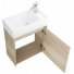 Мебель для ванной BelBagno Kraft-Mini-50R Rovere Galifax Bianco