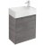 Мебель для ванной BelBagno Kraft-Mini-50L Cemento Grigio