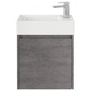 Тумба с раковиной BelBagno Kraft Mini 50R-7045-KL Cemento Grigio