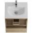 Тумба с раковиной и зеркалом BelBagno Kraft 39-50-BB-8099-3-50 Rovere Nebrasca Nature