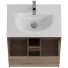 Тумба с раковиной и зеркалом BelBagno Kraft 39-70-PIA-BB-8099-3-70 Rovere Tabacco