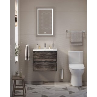 Тумба с раковиной и зеркалом BelBagno Kraft 39-70-BB-8099-3-70 Pino Pasadena