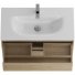 Тумба с раковиной BelBagno Kraft 39-80-BB-8099-3-80 Rovere Nebrasca Nature