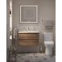 Тумба с раковиной и зеркалом BelBagno Kraft 39-80-BB-8099-3-80 Rovere Tabacco