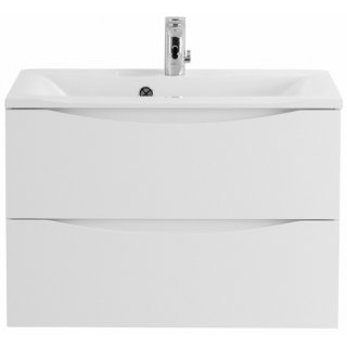 Тумба с раковиной BelBagno Marino 65-BB650/450-LV-MR-PR Bianco Lucido