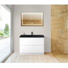 Мебель для ванной BelBagno Marino 80-PIA-BB800/450-LV-ART-AST-NERO Bianco Lucido