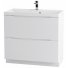 Тумба с раковиной BelBagno Marino 80-PIA-BB800/450-LV-MR-AST Bianco Lucido