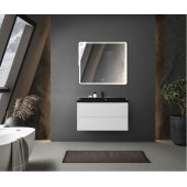 Мебель для ванной BelBagno Marino 80-BB800/450-LV-ART-AST-NERO Bianco Lucido