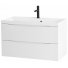 Тумба с раковиной BelBagno Marino 80-BB800/450-LV-MR-AST Bianco Opaco