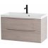 Тумба с раковиной BelBagno Marino 80-BB800/450-LV-MR-AST Rovere Grigio