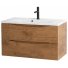 Тумба с раковиной BelBagno Marino 80-BB800/450-LV-MR-PR Rovere Nature