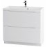 Тумба с раковиной BelBagno Marino 90-PIA-BB900/450-LV-MR-AST Bianco Lucido