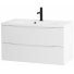 Тумба с раковиной BelBagno Marino 90-BB900/450-LV-MR-PR Bianco Lucido