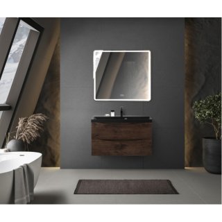 Мебель для ванной BelBagno Marino 90-BB900/450-LV-ART-AST-NERO Rovere Moro