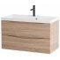 Мебель для ванной BelBagno Marino 90-BB900/450-LV-MR-AST Rovere Bianco