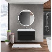 Мебель для ванной BelBagno Marino-CER 100 Nero Lucido