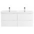 Тумба с раковиной BelBagno Marino-CER 120-BB-0325-120-2-LVB Bianco Opaco