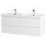 Тумба с раковиной BelBagno Marino-CER 120-BB-0325-120-2-LVB Bianco Opaco