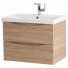 Тумба с раковиной BelBagno Marino-CER 70-BB-0321-70-LVB Rovere Bianco