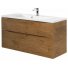 Тумба с раковиной BelBagno Marino-H60 110-BB1100/450-LV-MR-PR Rovere Nature