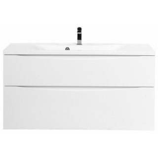 Тумба с раковиной BelBagno Marino-H60 120-BB1200/450-LV-MR-PR Bianco Lucido