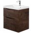 Тумба с раковиной BelBagno Marino-H60 70-BB700/450-LV-MR-AST Rovere Moro