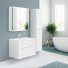 Тумба с раковиной BelBagno Marino-H60 80-BB800/450-LV-MR-AST Bianco Lucido