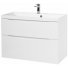 Тумба с раковиной BelBagno Marino-H60 80-BB800/450-LV-MR-AST Bianco Lucido