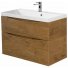 Тумба с раковиной BelBagno Marino-H60 80-BB800/450-LV-MR-AST Rovere Nature