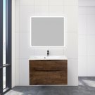 Мебель для ванной BelBagno Marino-H60 80-BB800/450-LV-MR-PR Rovere Moro