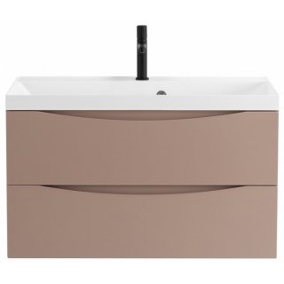 Тумба с раковиной BelBagno Marino 80-BB800/450-LV-MR-AST Capucino Lucido