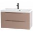 Тумба с раковиной BelBagno Marino 80-BB800/450-LV-MR-AST Capucino Lucido