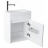 Тумба с раковиной BelBagno Pietra Mini 46R Bianco Lucido