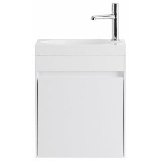 Тумба с раковиной BelBagno Pietra Mini 46R Bianco Lucido