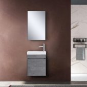 Мебель для ванной BelBagno Pietra-Mini-460L Stucco Cemento