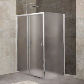 Душевой уголок BelBagno UNIQUE-AH-1-100/115-90-P-Cr