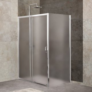 Душевой уголок BelBagno UNIQUE-AH-1-110/125-80-P-Cr