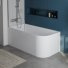 Ванна BelBagno BB712 170x73 см в левый угол