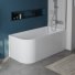 Ванна BelBagno BB712 150x73 см, прав, 229 литров