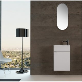 Мебель для ванной Белюкс Бергамо-Женева 400 белая матовая