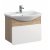 Мебель для ванной Белюкс Чезаро 650 белый глянец/дуб сонома