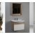 Мебель для ванной Белюкс Чезаро 650 белый глянец/дуб сонома